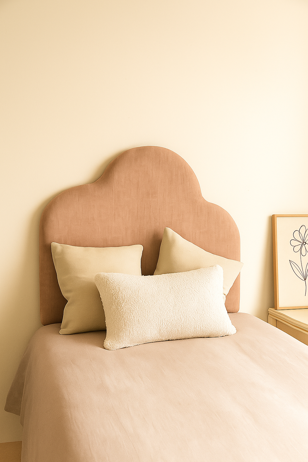 Berry Plush Headboard
